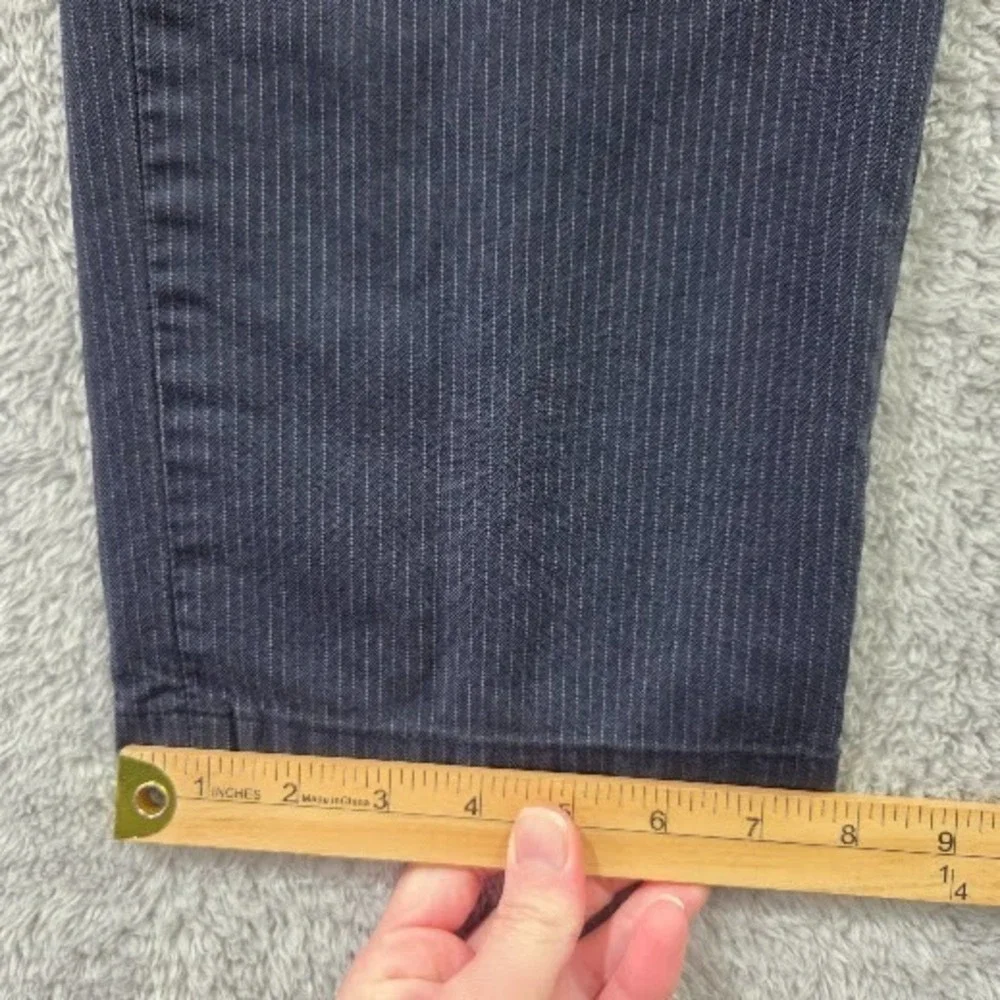 Banana‎ Republic Men's 31x32 Straight Fit Pants Navy Blue Pinstripe 100% Cotton